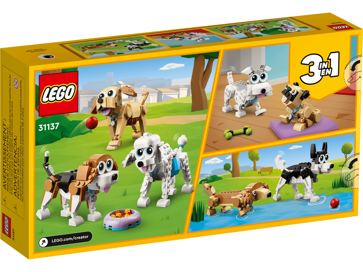 LEGO Creator Adorable Dogs 3in1 Set (31137)