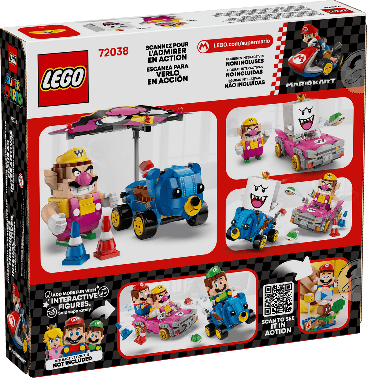 LEGO Super Mario Mario Kart™ – Wario & King Boo Set (72038)