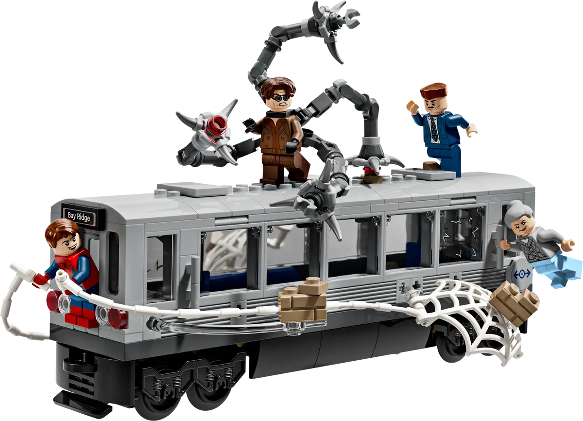 LEGO Marvel Spider-Man vs. Doc Ock Subway Train Scene Set (76321)