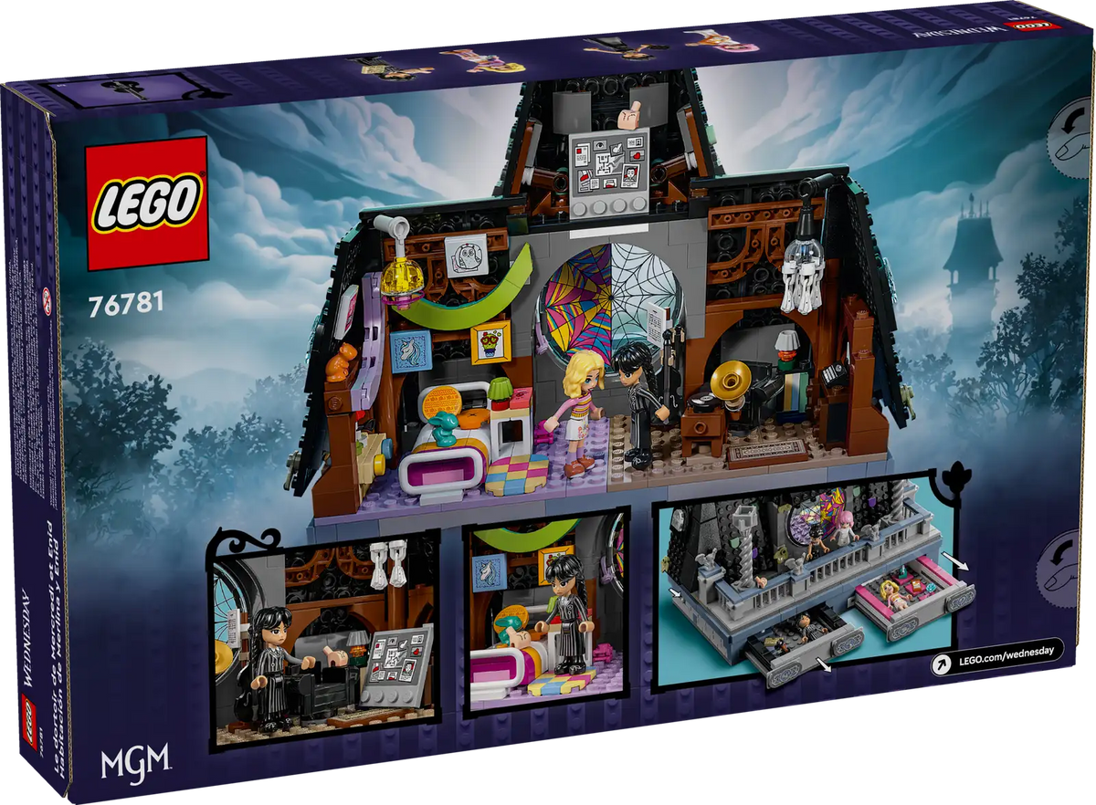 LEGO Wednesday: Wednesday & Enid's Dorm Room Set (76781)