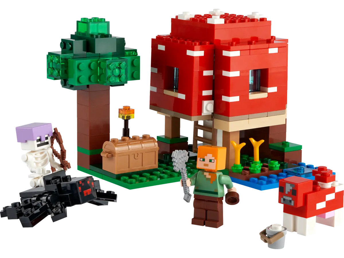 LEGO Minecraft The Mushroom House Set (21179)