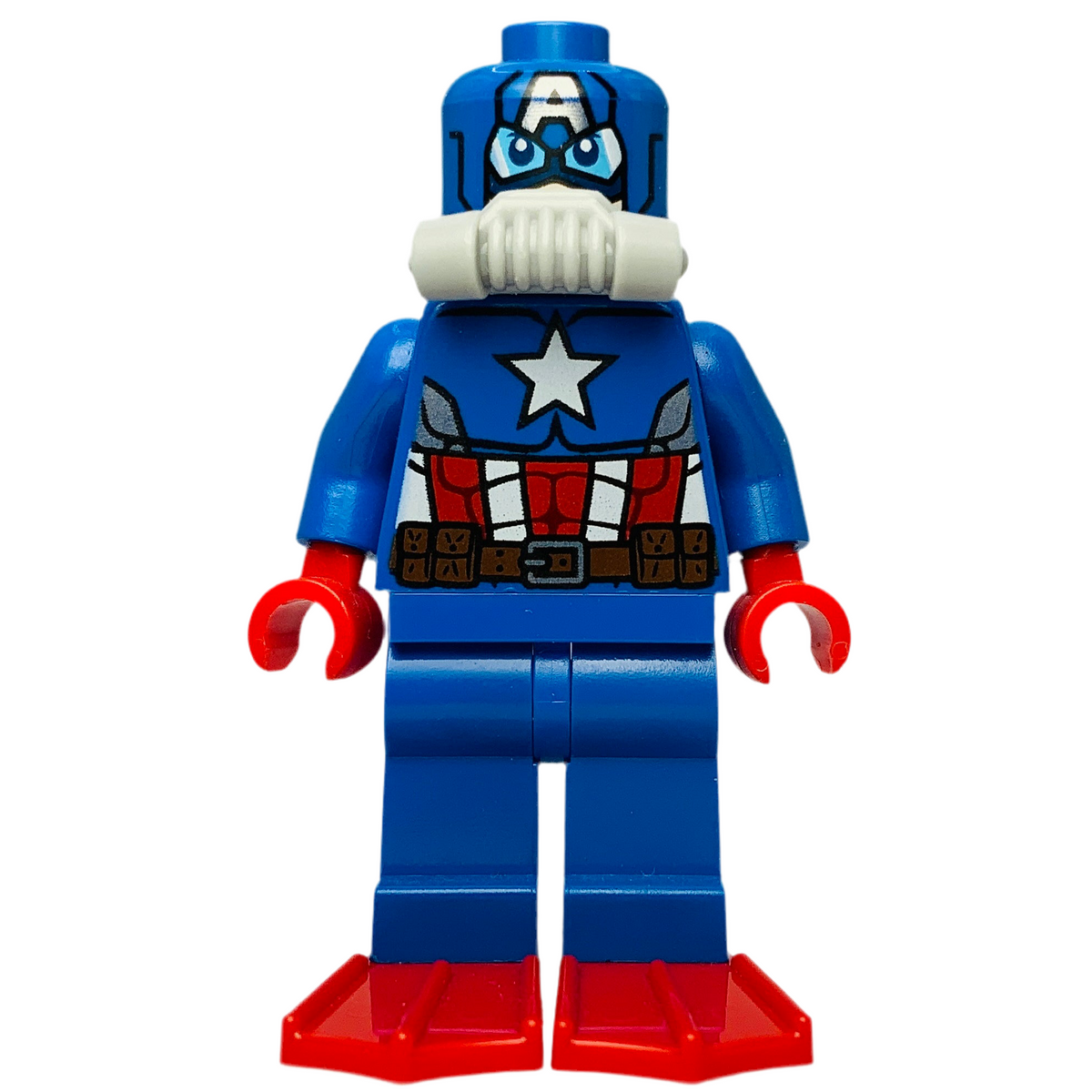 Scuba Captain America, sh0214, LEGO® Marvel Minifigure
