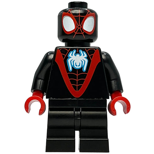 Spider-Man (Miles Morales), White Spider Logo, sh0867, LEGO® Marvel Minifigure