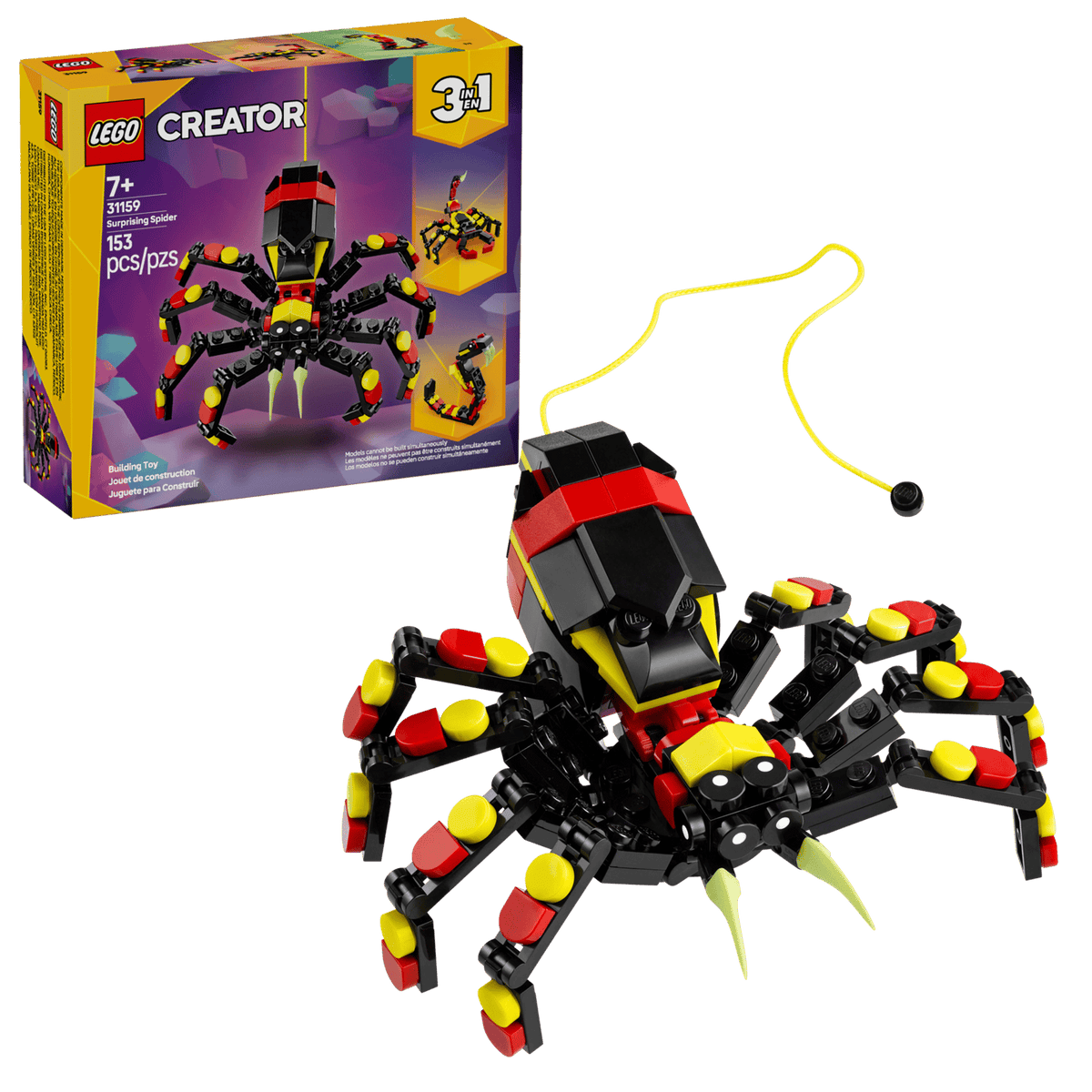 LEGO Creator Wild Animals: Surprising Spider 3in1 Set (31159)