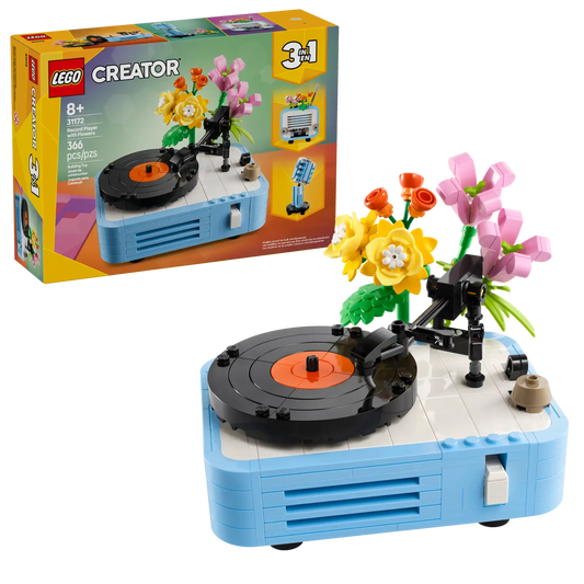 LEGO Creator Record Player with Flowers 3in1 Set (31172)