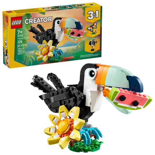 LEGO Creator Wild Animals: Tropical Toucan 3in1 Set (31173)