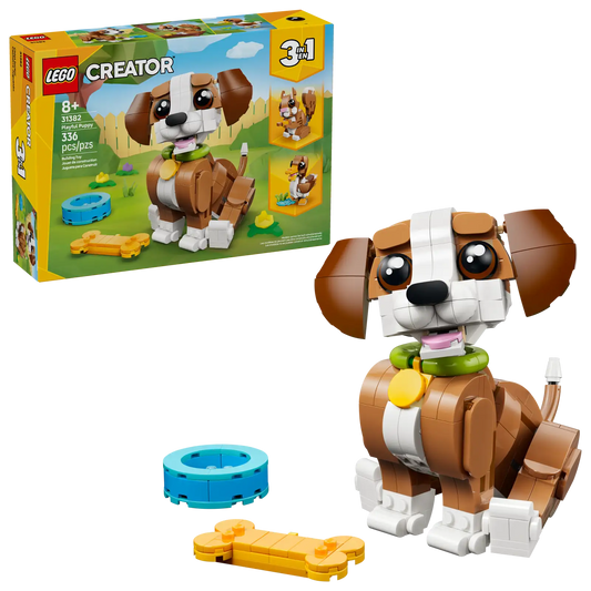 LEGO Creator Cute Animals: Playful Puppy Dog 3in1 Set (31382)
