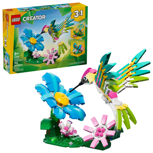 LEGO Creator Wild Animals: Colorful Hummingbird 3in1 Set (31384)