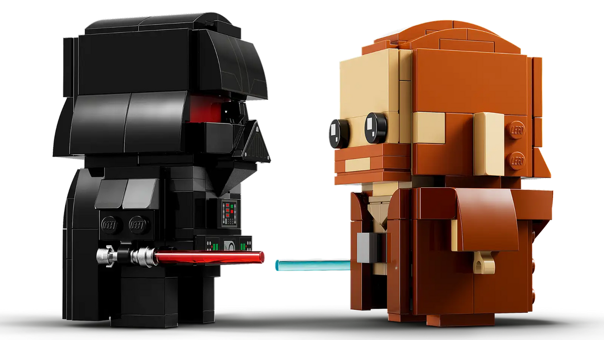 LEGO Star Wars Obi-Wan Kenobi™ & Darth Vader™ BrickHeadz Set (40547)