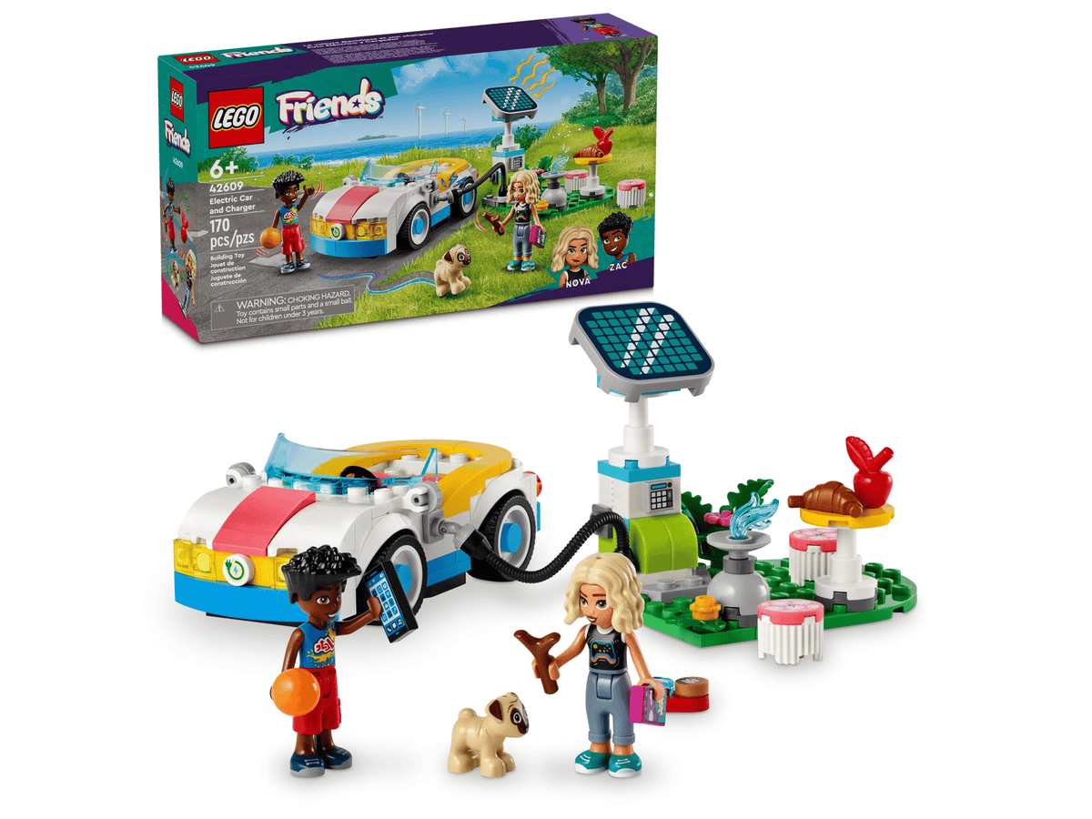 LEGO Friends Electric Car and Charger Set (42609)