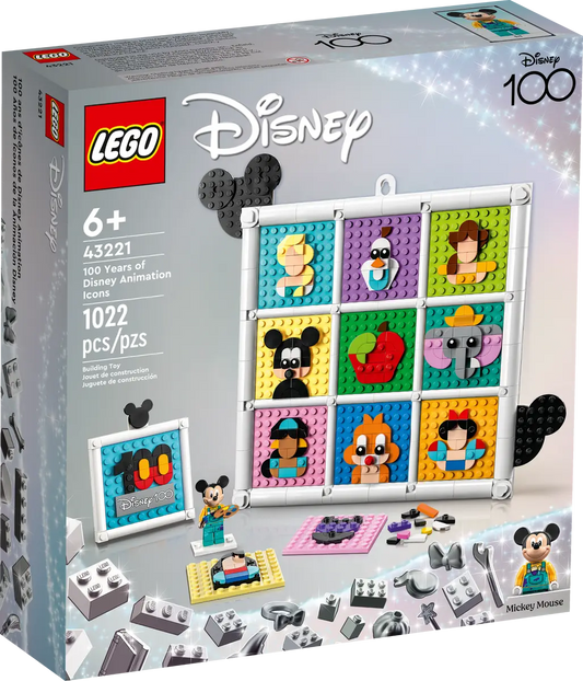 LEGO Disney 100 Years of Disney Animation Icons Set (43221)