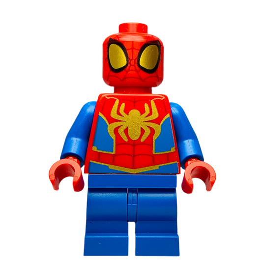Spidey (Spider-Man) - Medium Legs, Gold Spider Logo, sh0955, LEGO® Marvel Minifigure