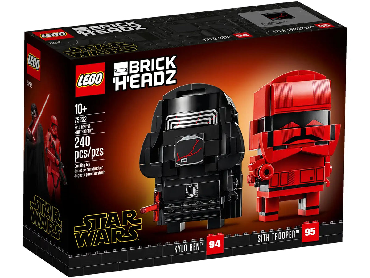 LEGO Star Wars Kylo Ren™ & Sith Trooper™ BrickHeadz Set (75232)