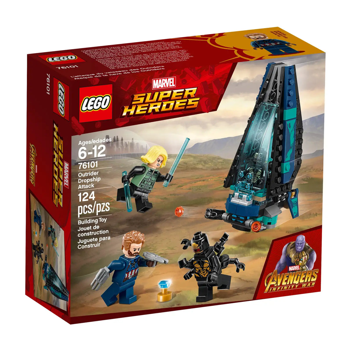 LEGO Marvel Outrider Dropship Attack Set (76101)