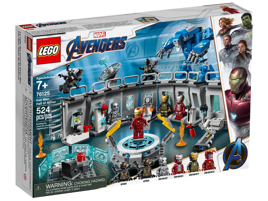 LEGO Marvel Iron Man Hall of Armor Set (76125)