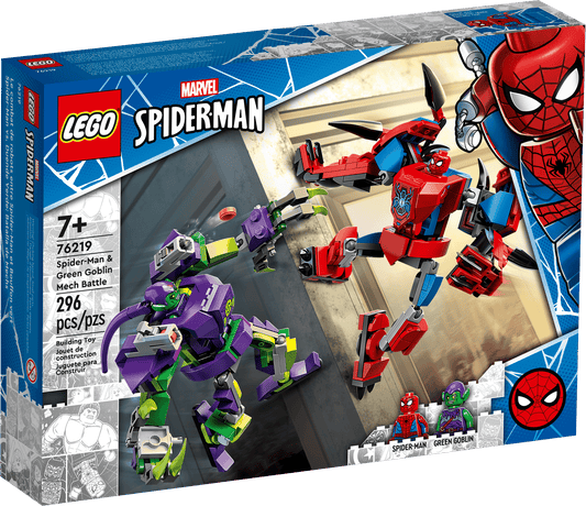 LEGO Marvel Spider-Man & Green Goblin Mech Battle Set (76219)