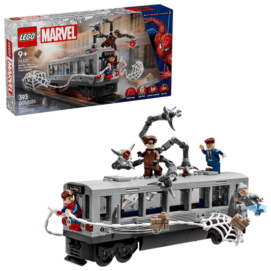 LEGO Marvel Spider-Man vs. Doc Ock Subway Train Scene Set (76321)