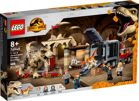 T. rex & Atrociraptor Dinosaur Breakout - LEGO Jurassic World Set (76948)