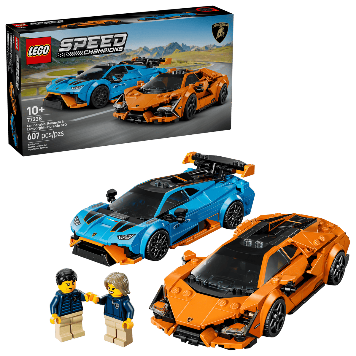 LEGO Speed Champions Lamborghini Revuelto & Huracán STO Set (77238)