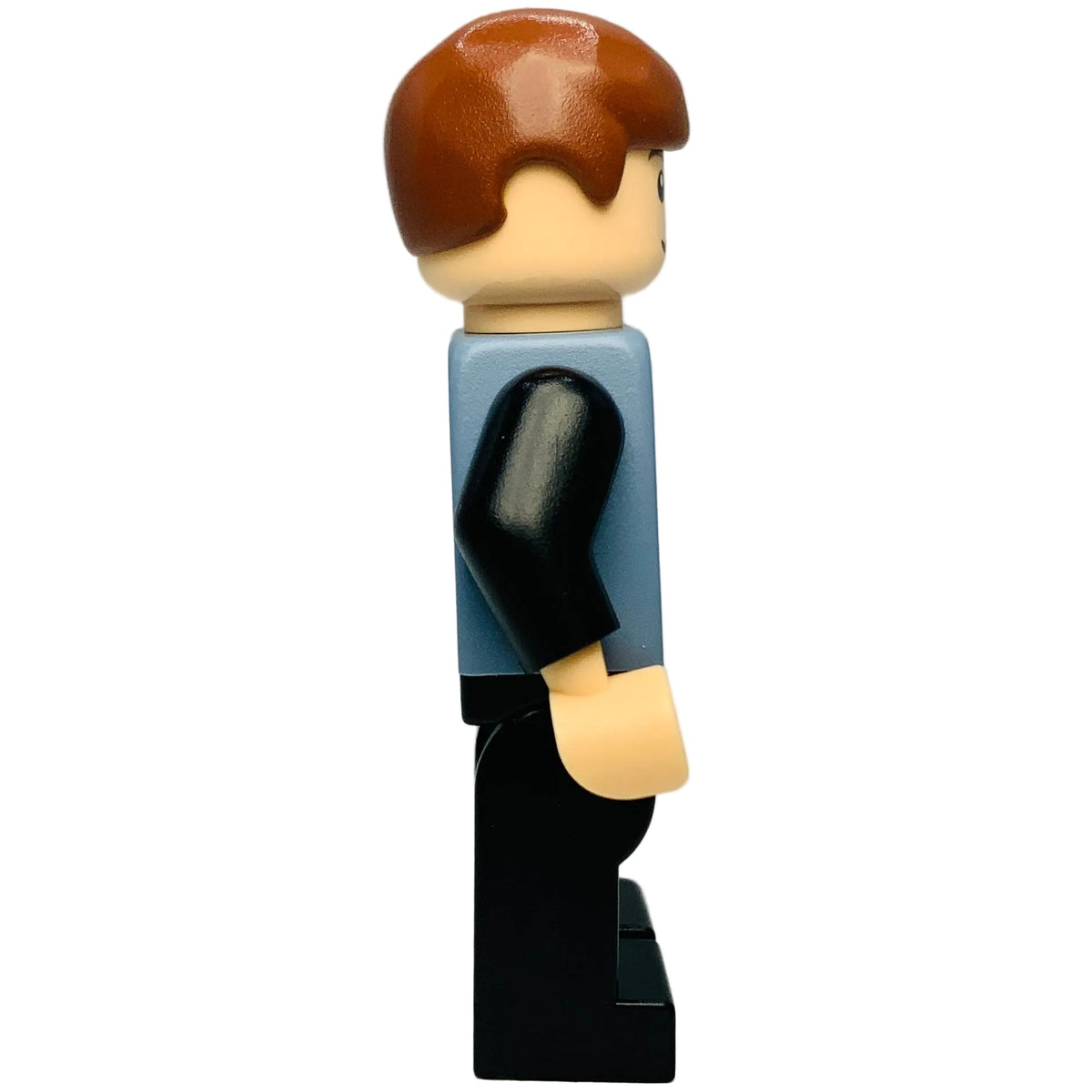 Peter Parker 3 - Sand Blue Vest, Black Legs, spd031 - LEGO® Marvel Minifigure