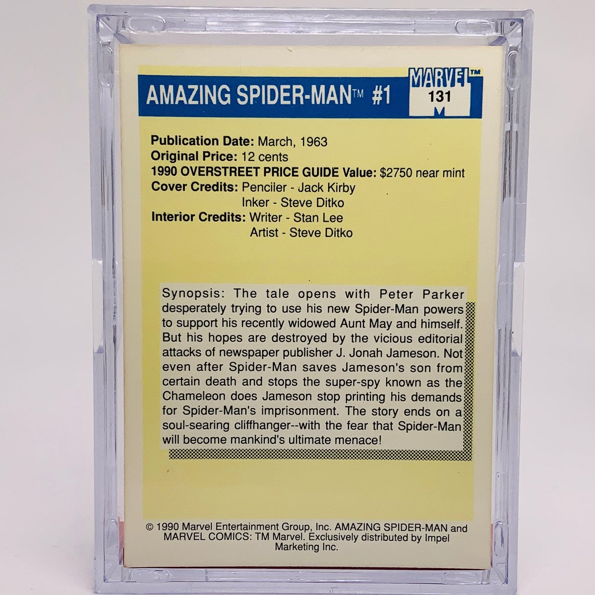 Spider-Man with Trading Card & Collector’s Case