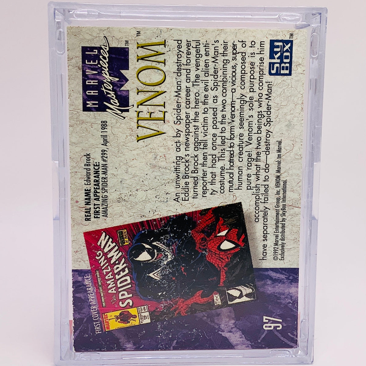 Venom with Trading Card & Collector’s Case