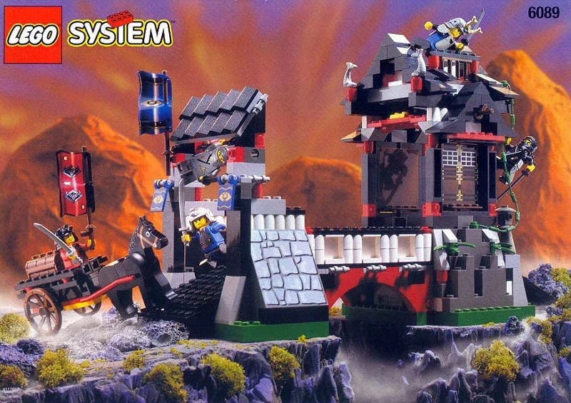 LEGO System Ninja Stone Tower Bridge Set (6089)
