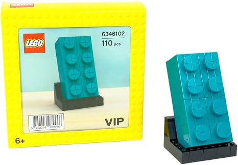 LEGO Buildable 2x4 Teal Brick VIP Set (6346101)